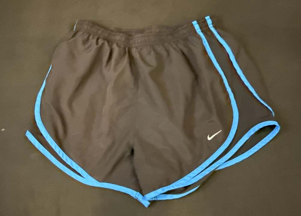 Nike Dri-FIT Running Shorts Size M Black Blue Athletic Tempo